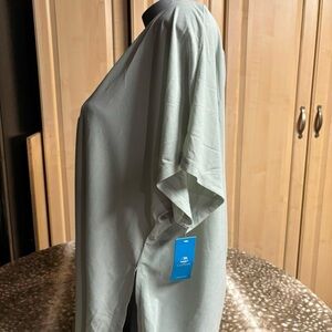 Light Gray Short Sleeve Top